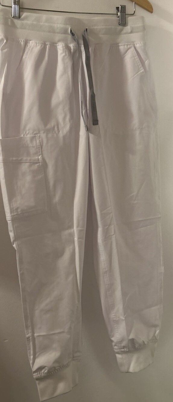 Carhartt WOMEN'S FORCE ESSENTIALS JOGGER SCRUB PANT White Sz Medium Petite